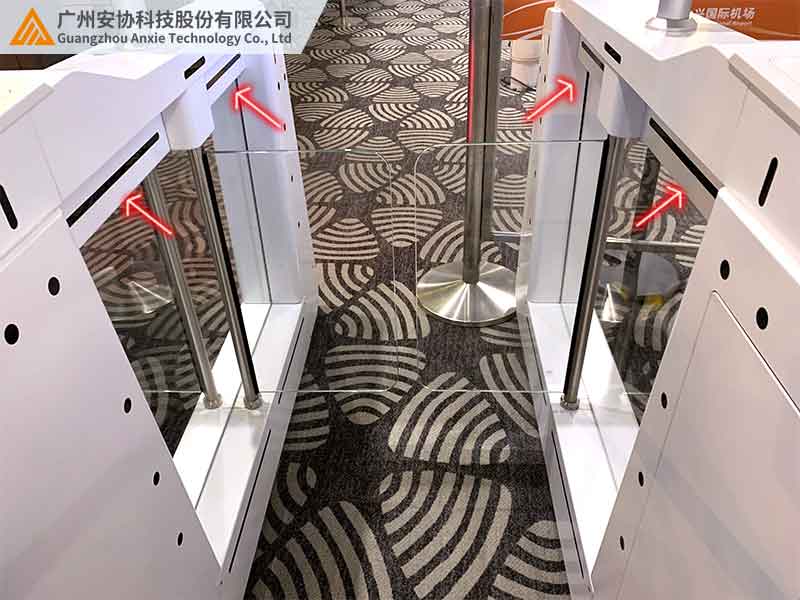 机场安检的安全光栅通道应用